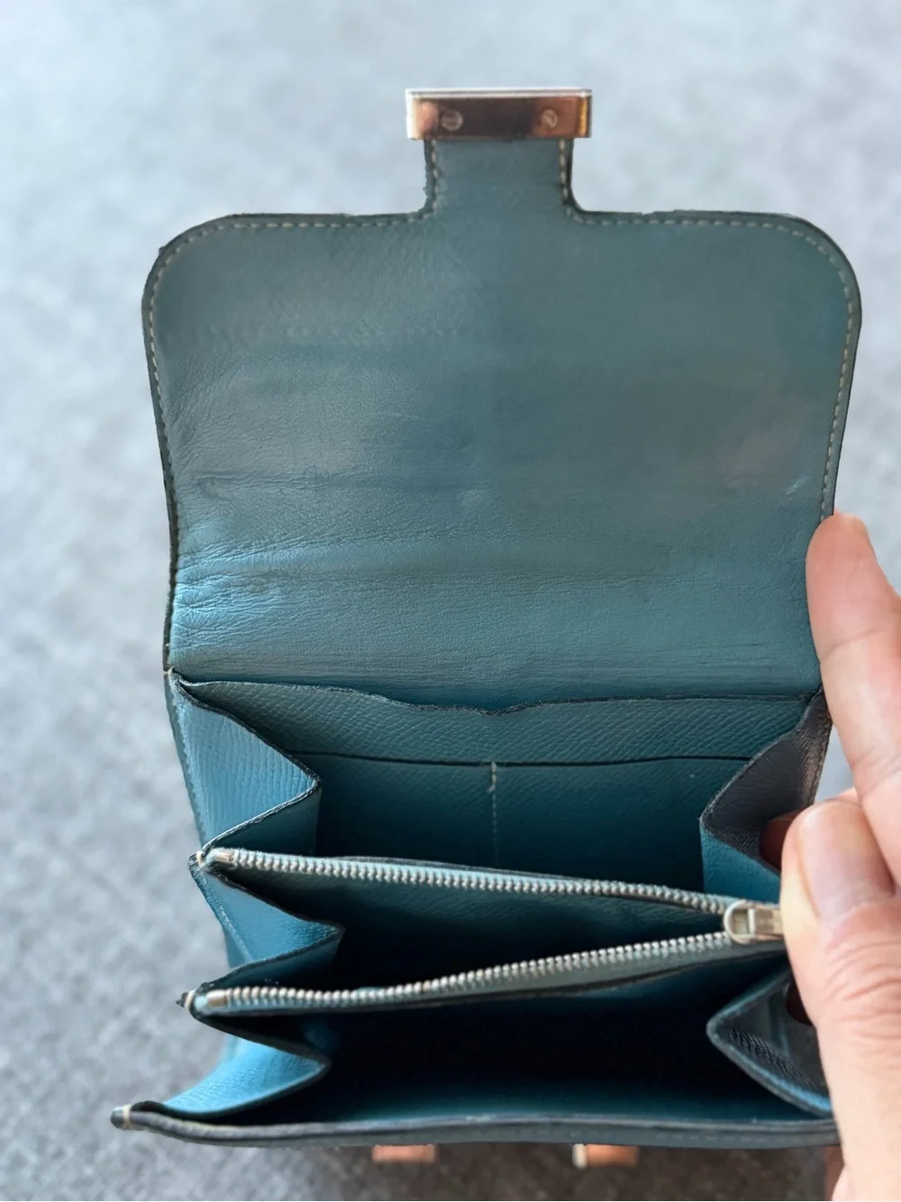 Hermes compact wallet